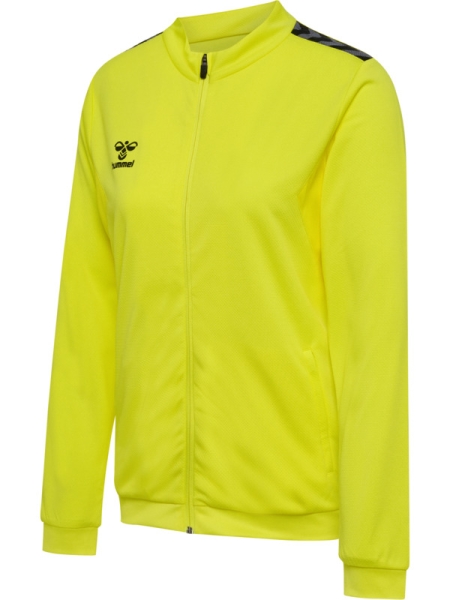 Damen Hummel Authentic Zip Jacket - Blazing yellow